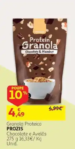 Auchan Granola Proteica Prozis promoção