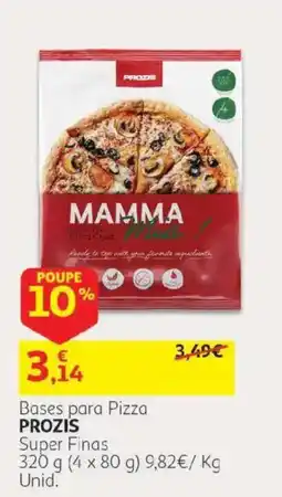 Auchan Bases para Pizza Prozis promoção