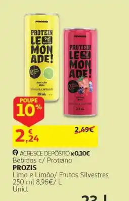 Auchan Prozis protein lemon ade promoção