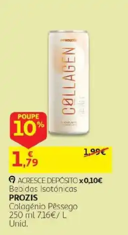Auchan Prozis colagênio pêssego promoção