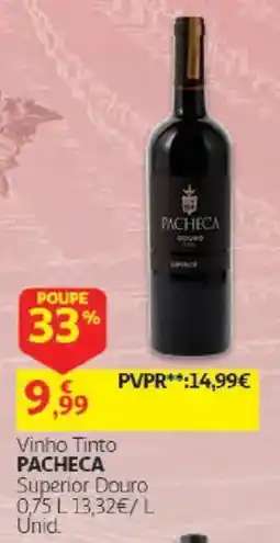 Auchan vinho tinto pacheca promoção