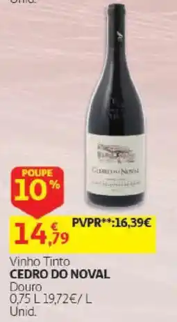 Auchan Vinho Tinto Cedro Do Noval promoção