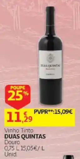 Auchan vinho tinto duas quintas promoção