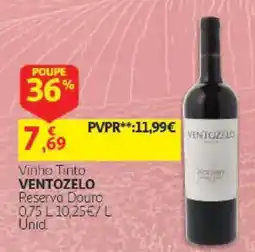 Auchan Vinho Tinto VentozeLo promoção
