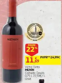 Auchan Vinho Tinto Menin promoção