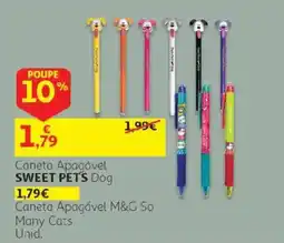 Auchan Caneta Apagável Sweet Pets Dog promoção