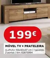 Bricomarché Móvel tv + prateleira promoção