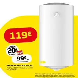 Bricomarché Valor - termocacumulador promoção