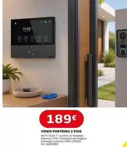 Bricomarché A+ - video porteiro 2 fios promoção