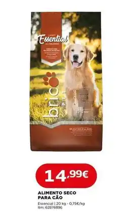 Bricomarché Essentials - alimento seco para cao promoção