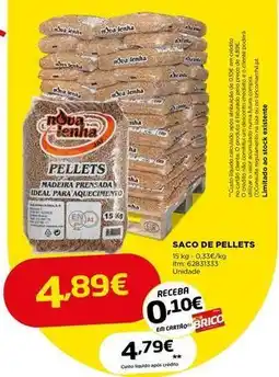 Bricomarché Madeira - saco de pellets promoção