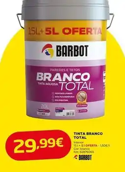 Bricomarché Barbot - tinta branco total promoção