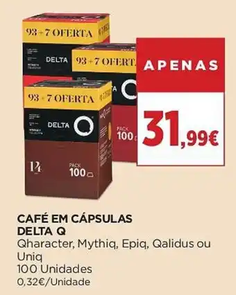 Café em cápsulas delta q