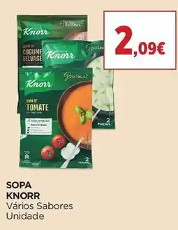 El Corte Inglés sopa knorr vários sabores promoção