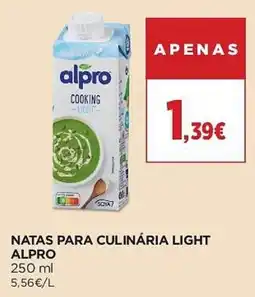 El Corte Inglés Natas para culinária light alpro promoção