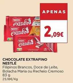 El Corte Inglés Chocolate extrafino nestlé promoção