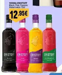 Neomáquina Vodka eristoff black; pink; passion; watermelon promoção