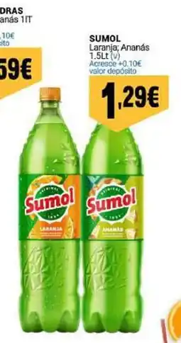 Neomáquina Sumol Laranja; Ananás promoção