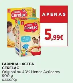 El Corte Inglés Farinha láctea cerelac promoção