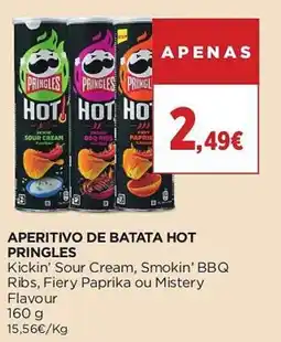 El Corte Inglés Aperitivo de batata hot pringles promoção