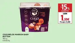 El Corte Inglés Cuga cogumelos marron baby button promoção