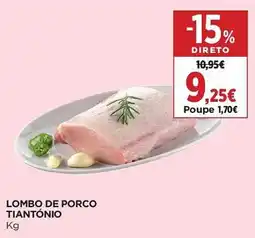 El Corte Inglés Lombo de porco tiantónio promoção