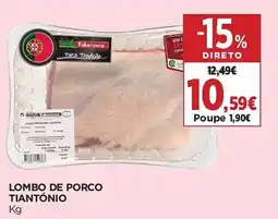 El Corte Inglés Lombo de porco tiántonio promoção