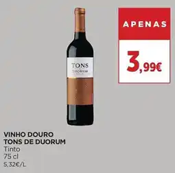 El Corte Inglés Vinho douro tons de duorum promoção