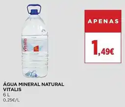 El Corte Inglés Água mineral natural vitalis promoção