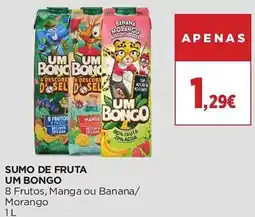 El Corte Inglés Sumo de fruta um bongo promoção