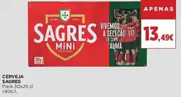 El Corte Inglés Cerveja sagres mini promoção
