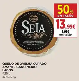 El Corte Inglés Queijo de ovelha curado amanteigado médio lagos promoção