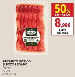 El Corte Inglés Presunto ibérico elpozo legado promoção