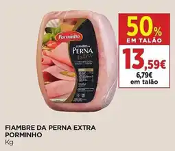 El Corte Inglés Fiambre da perna extra porminho promoção