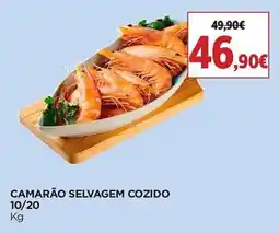 El Corte Inglés Camarão selvagem cozido promoção