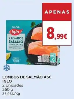 El Corte Inglés lombos de salmão asc iglo promoção