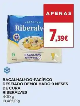 El Corte Inglés Bacalhau-do-pacífico desfiado demolhado 9 meses de cura riberalves promoção