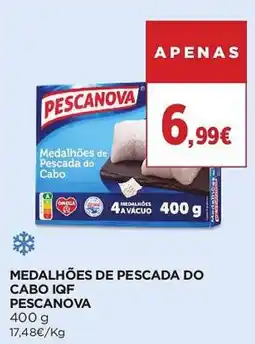 El Corte Inglés medalhões de pescada do cabo iqf pescanova promoção