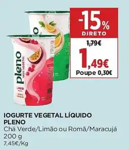 El Corte Inglés Iogurte vegetal líquido pleno promoção