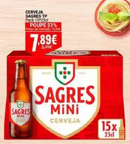 Neomáquina Sagres mini cerveja promoção