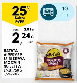 Continente Batata airfryer minibrava mc cain promoção