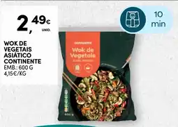 Continente Wok de vegetais continente promoção