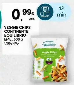 Continente Veggie chips continente equilibrio promoção