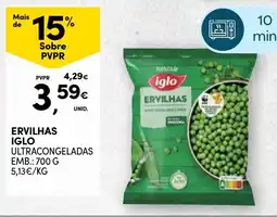 Continente Ervilhas iglo promoção