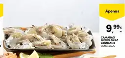 Continente Camarão médio 60/80 vannamei promoção