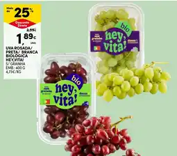 Continente Uva rosada/ preta/ branca biológica hey, vita promoção