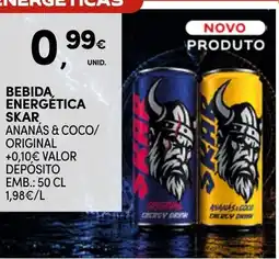 Continente Bebida energética skar promoção