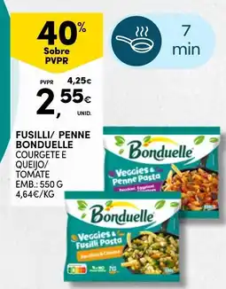 Continente Bonduelle fusilli & penne pasta promoção
