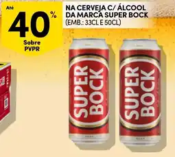 Continente Na cerveja c/álcool da marca super bock promoção