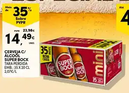 Continente Cerveja c/ álcool super bock promoção